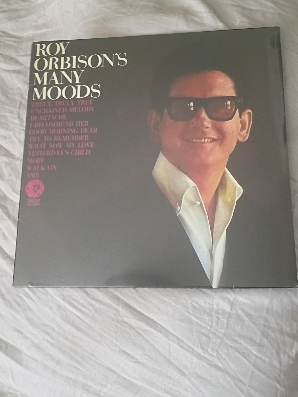 Roy Orbison "Many Moods" Vinyl LP - Black Cover with White Collar